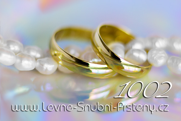 Snubní prsteny LSP 1002 žluté zlato