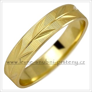 Snubní prsteny LSP 1028 žluté zlato