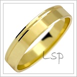Snubní prsteny LSP 1031 žluté zlato