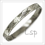 Snubní prsteny LSP 1035b bílé zlato
