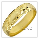 Snubní prsteny LSP 1037 žluté zlato