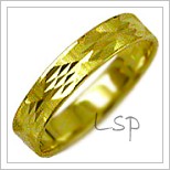 Snubní prsteny LSP 1038 žluté zlato
