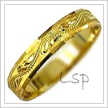 Snubní prsteny LSP 1044 žluté zlato