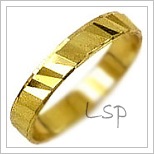 Snubní prsteny LSP 1060 žluté zlato