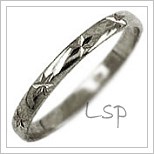 Snubní prsteny LSP 1061b bílé zlato