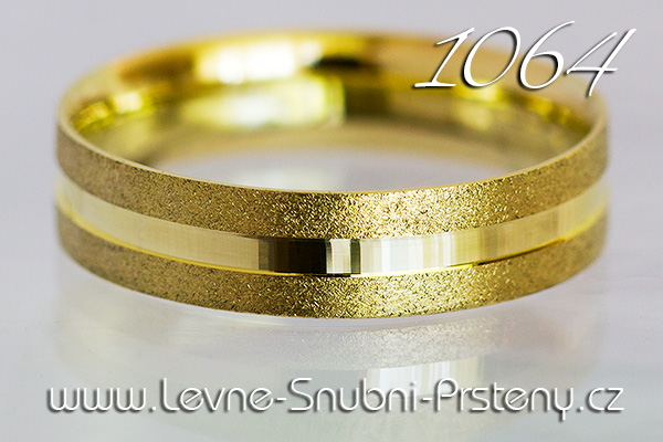 Snubní prsteny LSP 1064 žluté zlato