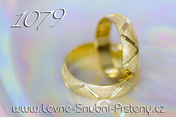 Snubní prsteny LSP 1079 žluté zlato