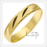 Snubní prsteny LSP 1100 žluté zlato