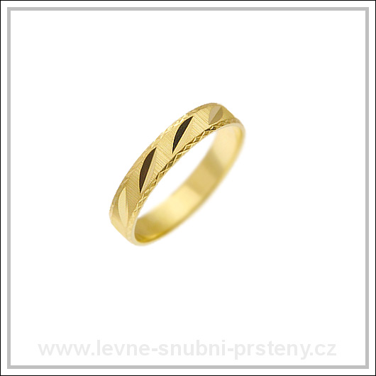 Snubní prsteny LSP 1100 žluté zlato
