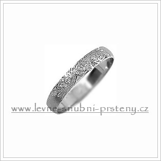 Snubní prsteny LSP 1108b bílé zlato