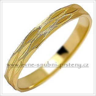 Snubní prsteny LSP 1112 žluté zlato