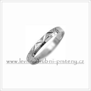 Snubní prsteny LSP 1126b bílé zlato