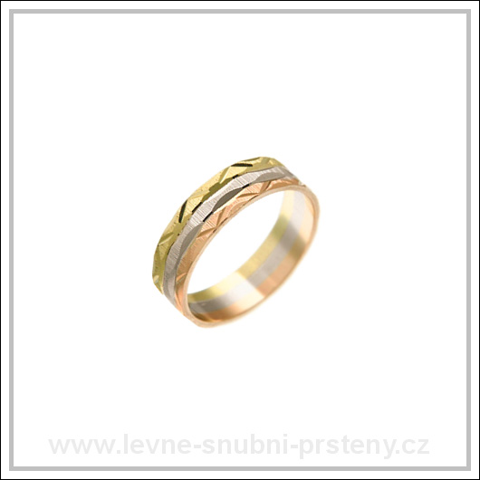 Snubní prsteny LSP 1128 kombinované zlato