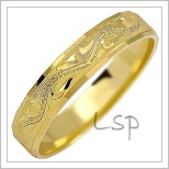 Snubní prsteny LSP 1142 žluté zlato