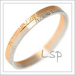 Snubní prsteny LSP 1149 kombinované zlato