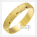 Snubní prsteny LSP 1159 žluté zlato