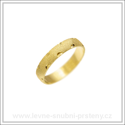 Snubní prsteny LSP 1159 žluté zlato