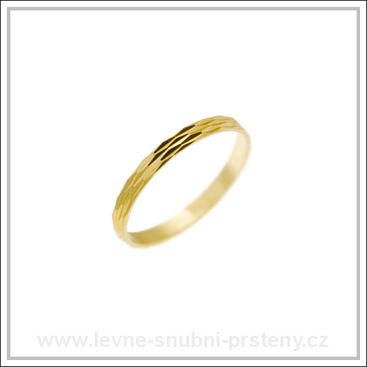 Snubní prsteny LSP 1161 žluté zlato
