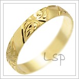 Snubní prsteny LSP 1163 žluté zlato