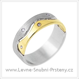 Snubní prsteny LSP 1184 - kombinované zlato