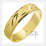 Snubní prsteny LSP 1189 žluté zlato
