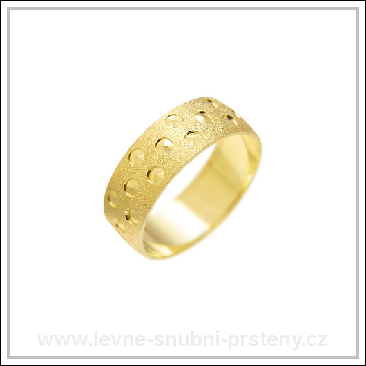 Snubní prsteny LSP 1192 žluté zlato