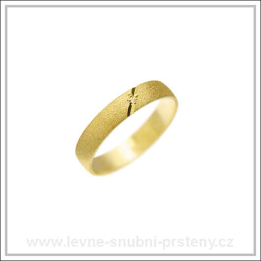 Snubní prsteny LSP 1219 žluté zlato