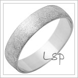 Snubní prsteny LSP 1245 bílé zlato