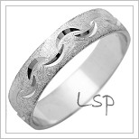 Snubní prsteny LSP 1248 bílé zlato