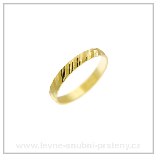 Snubní prsteny LSP 1255 žluté zlato