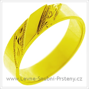 Snubní prsteny LSP 1283 žluté zlato