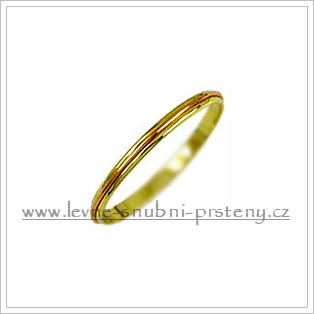 Snubní prsteny LSP 1298 kombinované zlato