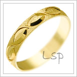 Snubní prsteny LSP 1303 žluté zlato