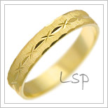 Snubní prsteny LSP 1304 žluté zlato