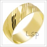 Snubní prsteny LSP 1312 žluté zlato