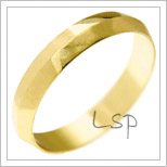 Snubní prsteny LSP 1334 žluté zlato