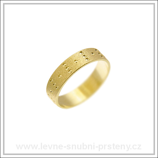 Snubní prsteny LSP 1359 žluté zlato