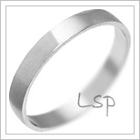 Snubní prsteny LSP 1414 bílé zlato