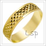 Snubní prsteny LSP 1424 žluté zlato