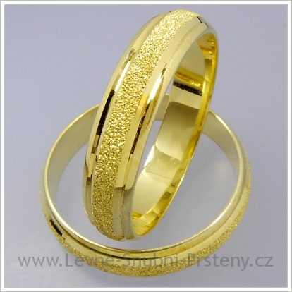 Snubní prsteny LSP 1428 žluté zlato