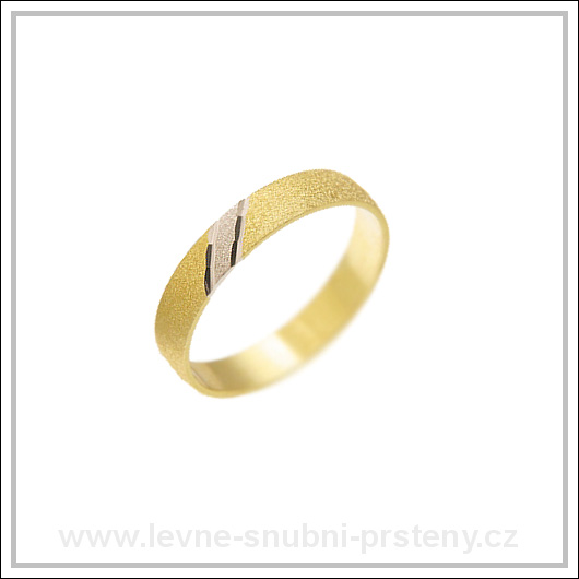 Snubní prsteny LSP 1440 kombinované zlato