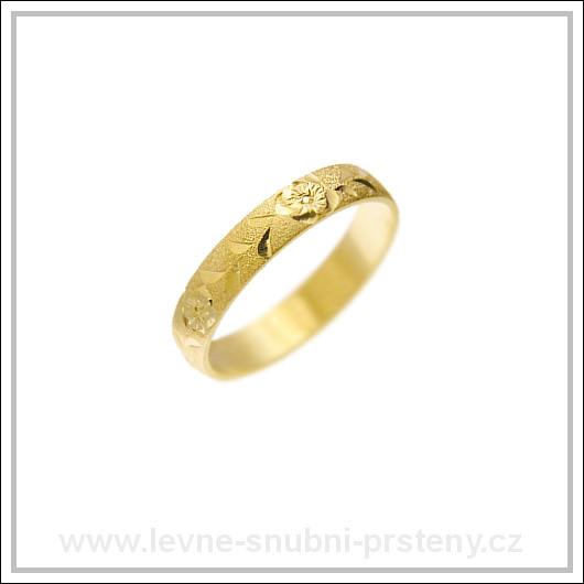 Snubní prsteny LSP 1508 žluté zlato