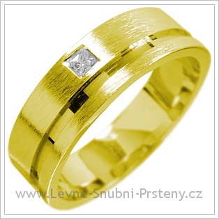 Snubní prsteny LSP 1522 žluté zlato