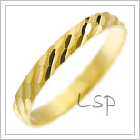 Snubní prsteny LSP 1548 žluté zlato