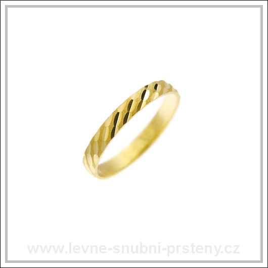 Snubní prsteny LSP 1548 žluté zlato