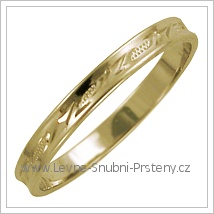 Snubní prsteny LSP 1571 žluté zlato