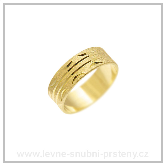 Snubní prsteny LSP 1578 žluté zlato