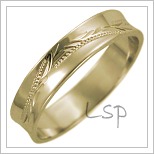 Snubní prsteny LSP 1602 žluté zlato