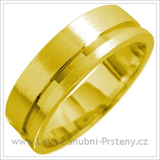 Snubní prsteny LSP 1606 žluté zlato