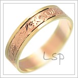 Snubní prsteny LSP 1649 kombinované zlato